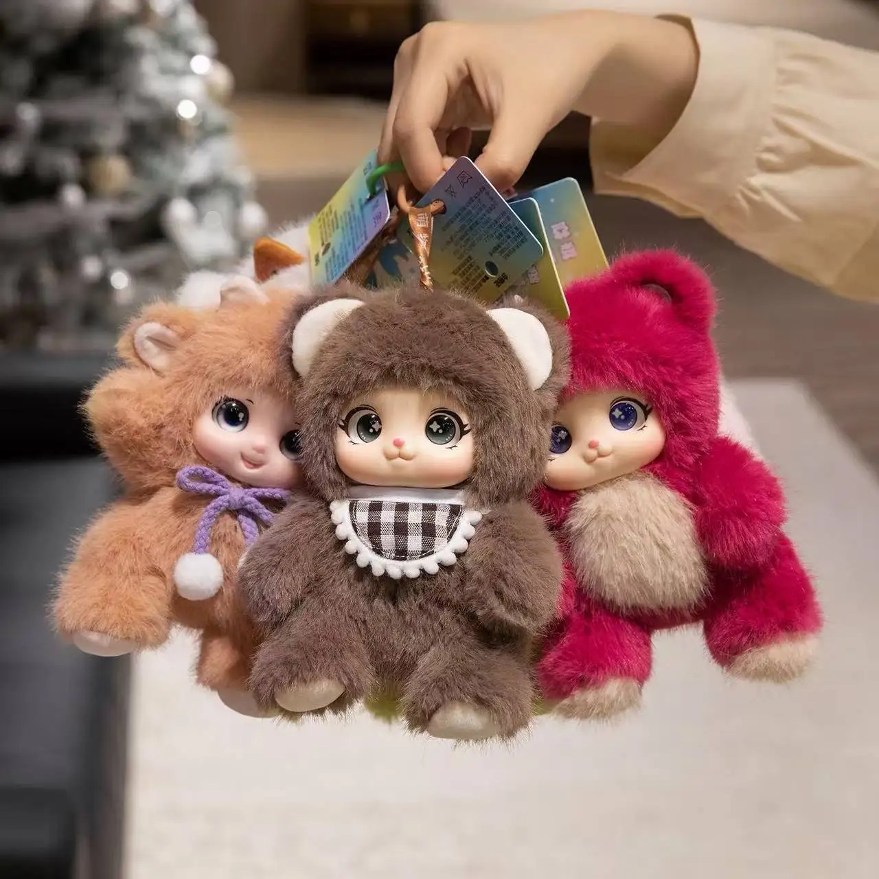 Kids Toys Movie - 18 cm/Kawaii animaux mignons vinyle visage