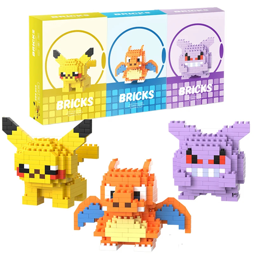 Kids Toys Movie - Micro blocs de construction Pokemon Pikachu