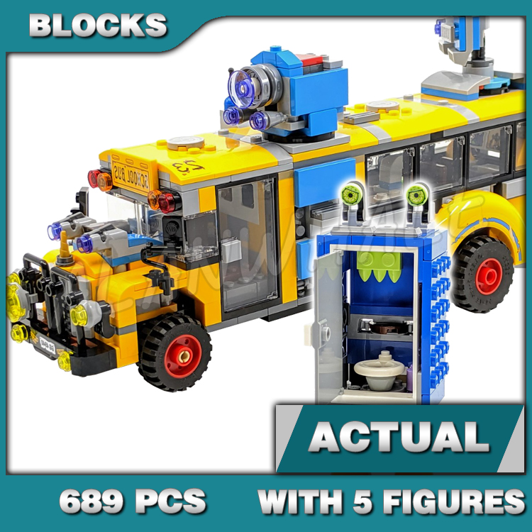 Kids Toys Christmas 2025 - Bus d'interception paranormale cachée, 689 pièces,