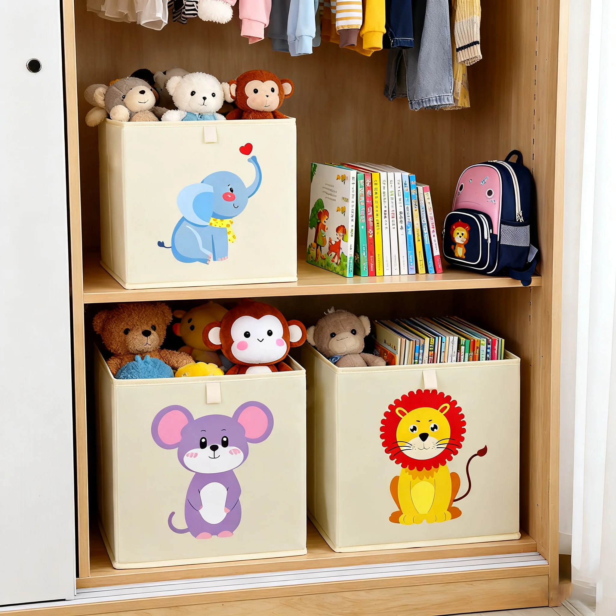 Kids Toys Basket - Panier de rangement pour enfants mignon