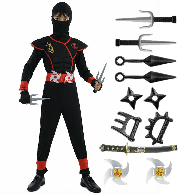 Costume de Ninja noir et bleu  - Kids Toys Movie avis et prix