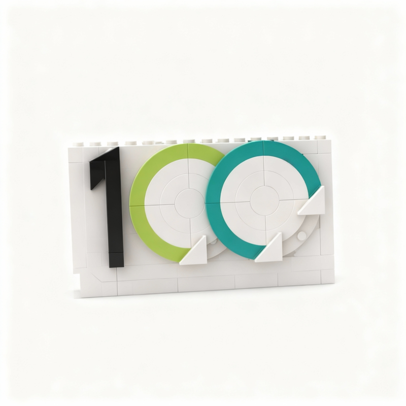 100 pièces MOC Logo Years PHOE - Kids Toys Logo avis et prix