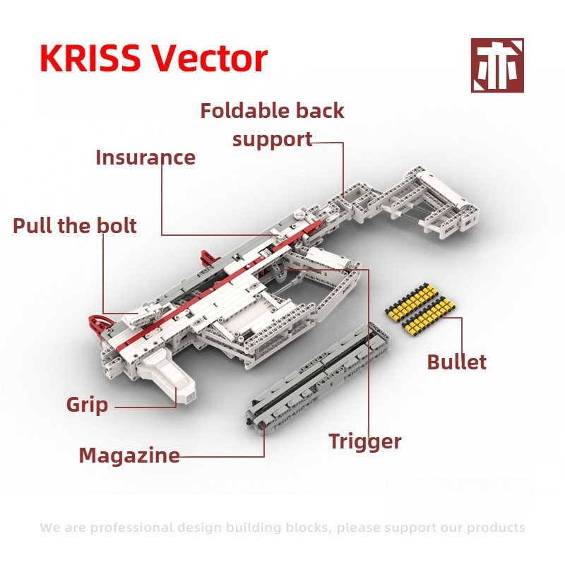 Bloc de construction de pistol - Kids Toys Vector avis et prix