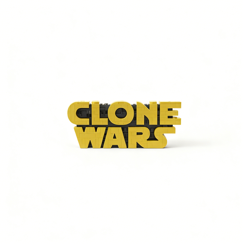 742 pièces MOC Clone Wars Logo - Kids Toys Logo avis et prix