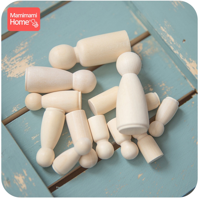 10 pièces poupées en bois pour - Kids Toys Logo avis et prix