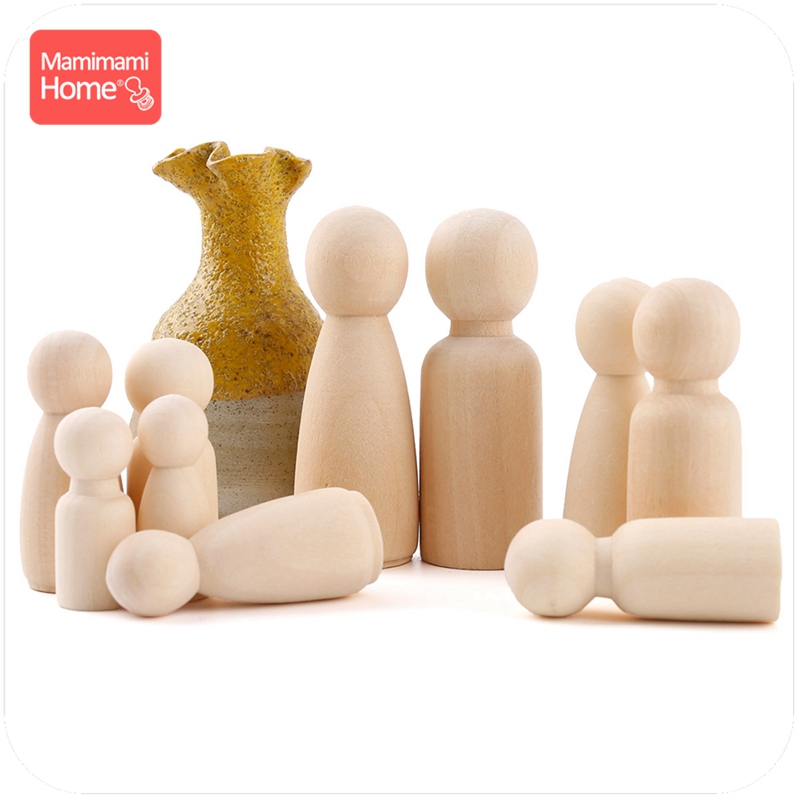 10 pièces poupées en bois pour - Kids Toys Logo avis et prix